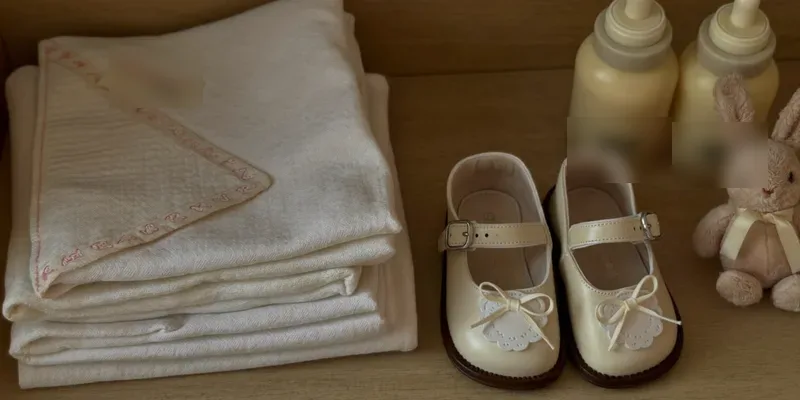 Practical baby items beside cute decorative gifts